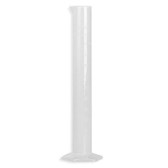 100ml Plastic Measuring Cylinder Graduated Cylinder for Laboratory Test A