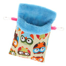 Small Animals Hamster Winter Warm Plush Pouch Sleeping Bed Hammock Owl 1