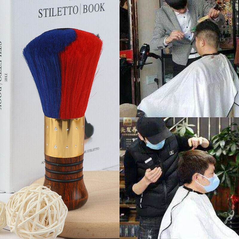Hair Sweep Hairdressing Soft Hair Brush Broken Hair Cleaning Neck Duster Br BX