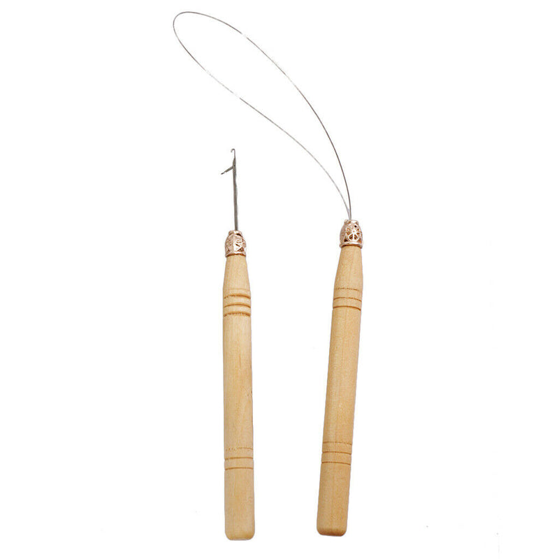 Hair Extensions Pliers Hook Tool Kit Micro Rings Loop Silicone Beads Kit