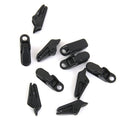 10pcs Black Awning Tarp Clips Tie Down For Outdoor Camping Canopy Tent
