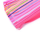 Mini  Colorful lines wash bags Cosmetic Bag New Transparent storage bag RES