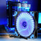 PC Computer 33 LED 120mm Silent Computer Case Heatsink Cooler Fan(Blue)