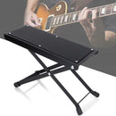 Anti-Slip Guitar Foot Rest Stool Guitar Pedal 4 Adjustable Height Levels