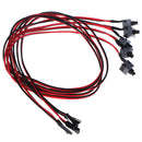 5Pcs PC computer motherboard power cable switch on/off/reset replacement JR