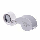 40X Portable Folding Magnifier Loupe Glass Jewelry Coins Stamps AntiquesSEAU