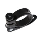 34.9mm MTB Bike Cycling Saddle Seat Post Clamp Quick Release QR Style Black A