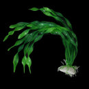 5X( 30CM Plastic Aquarium Plants Ornament w/ Base for Fish Tank - Green B7Y3)