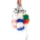 Plush Fox Keychain Creative Bags Hanging Backpack Phone Pendant Accessories`3C