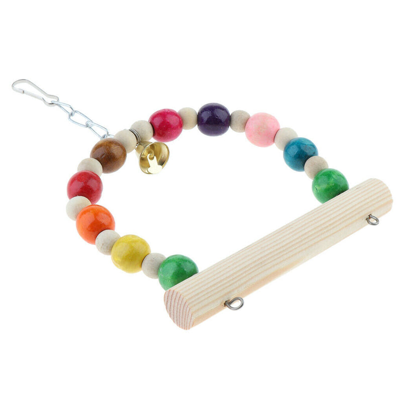 Bird Parrot Toys Hanging Bell Pet Bird Cage Hammock
