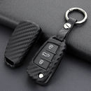 Black Car Smart Key Fob Fob Case Cover Shell For Audi A1 A3 S3 Q3 Q7 TT A6L