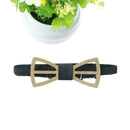 1pc Handmade Wood Bow ties Butterfly Ties Men Hollow out Wooden bow tie Hn