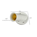 1Pcs Conversion Oblique Lamp Holder Screw Socket Flame HOT PBT E27 retardan L0D8
