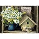 Full Round Drill 5D DIY Diamond Painting Flower Embroidery Art Kit (LG163) A