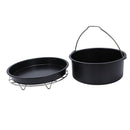 3 Piece Air Fryer Accessories - Universal Compatibility with most 3.7L, 5L  M9U4