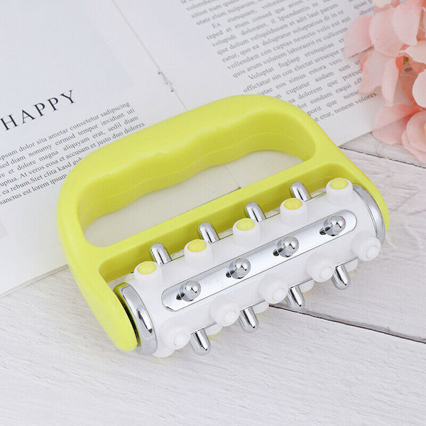 Manual Body Massager Roller Handheld Pain Relief Cellulite Massage Press Roll FT