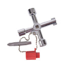 1pc Key Wrench Cross Switch Alloy Universal Square Wrench Tool For CupboardD Cy