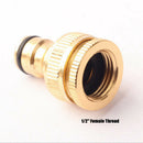 3Pcs 1/2 inch 3/4 inch Thread Quick Connector Tap Connector For Garden Irri L1G3