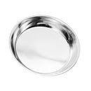 Hotel Stainless Steel Kitchen Table Dinning Dinner Plate for Seafood 30CM