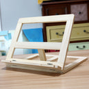 Portable Wooden Tablet Foldable Adjustable Reading Rest Bookshelf for iPad Book