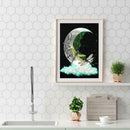 5D DIY Full Drill Diamond Painting Moon Embroidery Mosaic Craft Kits Decor