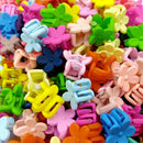 100pcs Children Kids Girl Hair Clips Women Korean Mini Hairpins Hair Pins A