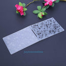 1pc Holiday Fireworks Plastic Embossing Folder For Scrapbook DIY Album Card