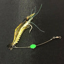 10Pcs/Lot Soft silicon Fishing Lures Luminous Shrimp Lures Soft Lures 8Cm 5 Q2A3