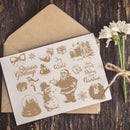 Christmas Transparent Stamp Clear Seal for DIY Scrapbooking Card Decorative
