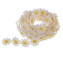 3 Yards Daisy Venice Applique Lace Flower Sewing Trim Craft Ribbon for Dress