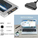 USB 3.0 to SATA 3 Adapter Cable 6Gbps Support 2.5 Inch SSD Hard Disk Drive