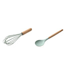 2Pieces Non Stick Cooking Utensil Set Wooden Handle Baking Kitchenware