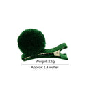 Cute 10pcs  Infant Baby Girls Soft Plush Ball Hair Clip Hairpin Lovely LJ