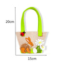 Easter Egg Rabbit Flower Handbag Cute Easter Decoration Party Supplies Kids