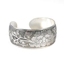 Hot Bohemian Carved Flower Bangle Fashion Ethnic Retro Cuff Bracelet For Women