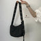 Women Nylon Shoulder Bag Street Zipper Purses Messenger Underarm Handbags