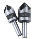 1/2"+5/8" HSS 6.35mm Hex Shank Chamfer Debur Countersink Drill Bit Set* TEUS
