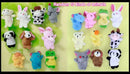 10Pcs Animal Finger Puppets FAIRY TALE STORY TELLING Party Bag Fillers Toys