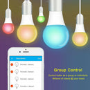 WiFi Smart Light Bulbs, Compatible with Amazon Alexa, Echo, Google Assistan