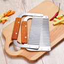 Crinkle Cutters Stainless Steel Wave Potato Cutter Cutting Tool French Fry S Ew