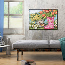 Full Round Drill 5D DIY Diamond Painting Flower Embroidery Art Kit (LG153) A