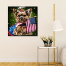 Full Round Drill Picture DIY Costume Dog Diamond Painting Poster (W573)
