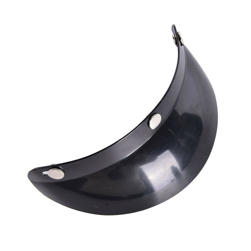 Universal 3 Snap Visor Face Shield Lens For Helmets Open Face Helmet T -Q