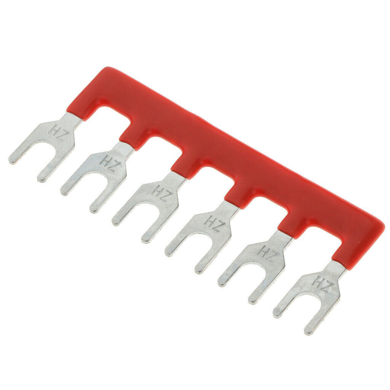 20 Pcs 6-position Fork Pre-insulated Terminal Block Terminal Block