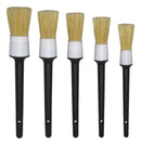 Auto Detailing Brush (Set Of 5),Hair Brush Mixed Fiber Plastic Handle Autom
