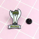 Creative Broken Bulb Pin Brooch Fashion Backpack Jacket Lapel Badge Jewelry