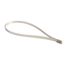 100PCS 4.6x300mm Stainless Steel Exhaust Wrap Coated Locking Cable Zip Ties