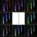 2pcs Color-changing LED Solar Lamp Waterproof Garden Light (Cylindrical)