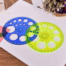 1X 360 Degree Sew Easy Plastic Templates Quilt Patchwork Stitch Craft Ruler 3C