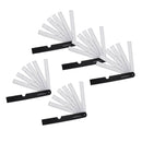 Set of 5 Foldable Fan Reduction Scale Ruler with 6 Blades for Engineering